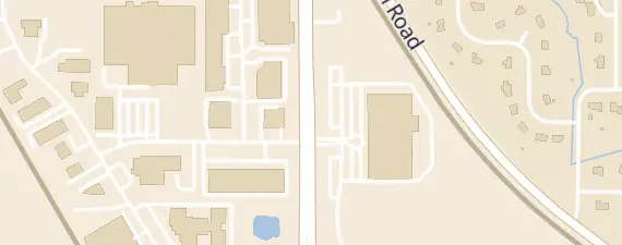 Street map around Canlan Sports