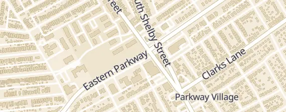 Street map around Our Mother of Sorrows, Lyons Hall