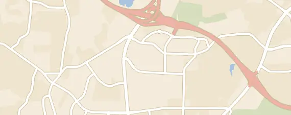 Street map around Hilton Garden Inn Raleigh/Crabtree Valley