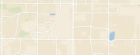 Street map around Fort Collins