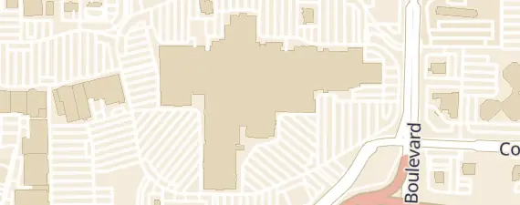 Street map around Great Northern Mall