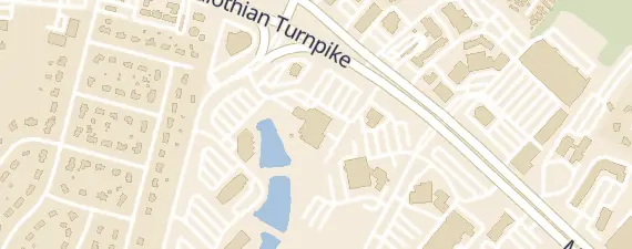 Street map around Four Points by Sheraton Richmond