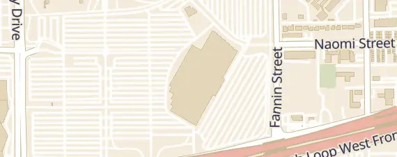 Street map around NRG Arena