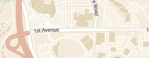 Street map around Valley Forge Casino Resort