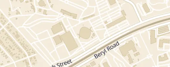 Street map around Dorton Arena, NC State Fairgrounds