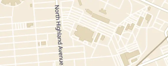 Street map around UPMC Arena, York Expo Center