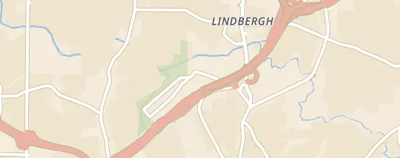 Street map around Cobb Convention Center