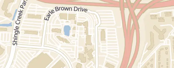 Street map around Heritage Center