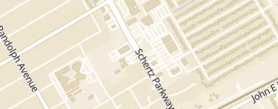 Street map around Mikulski Hall