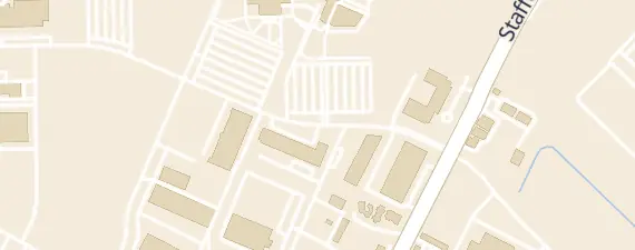 Street map around Stafford Centre