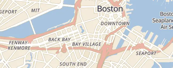 Street map around Harvard Gordon Indoor Track